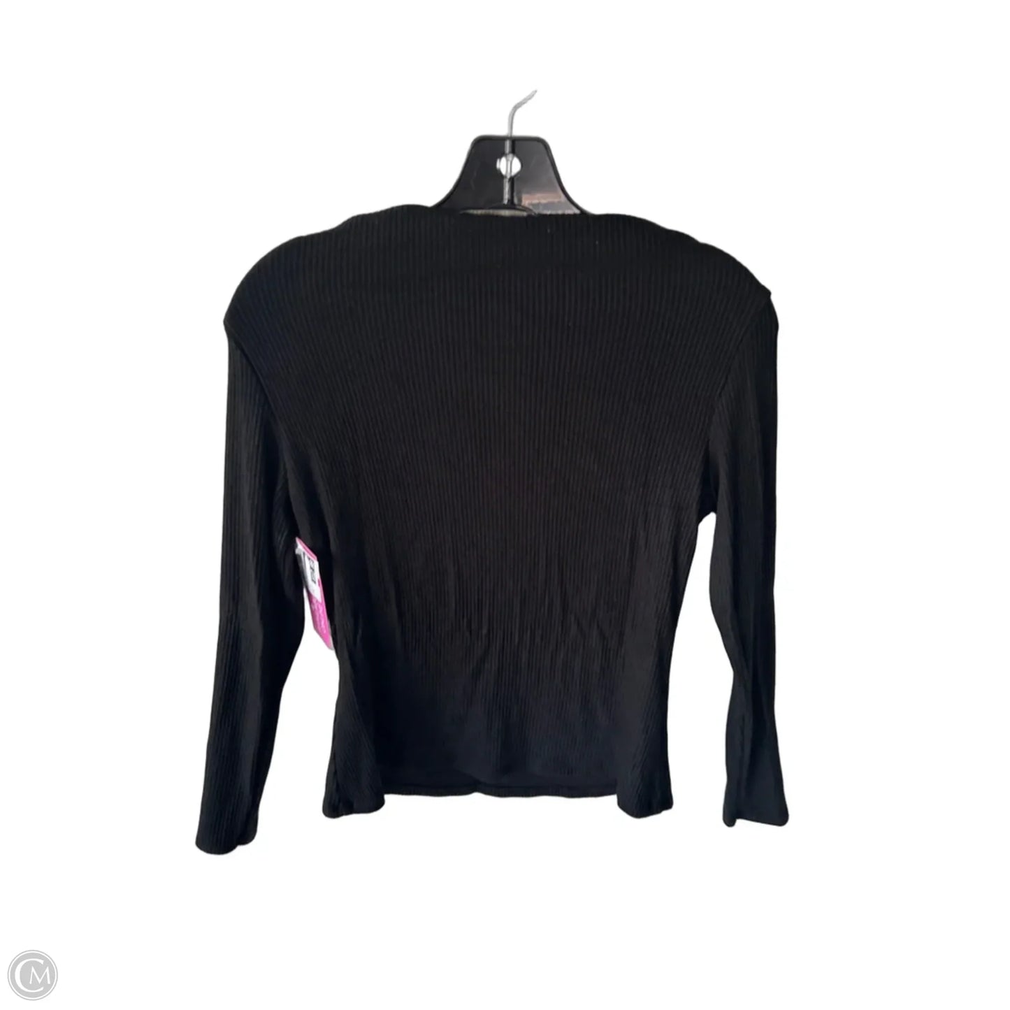 Top Long Sleeve By Banana Republic In Black, Size: S