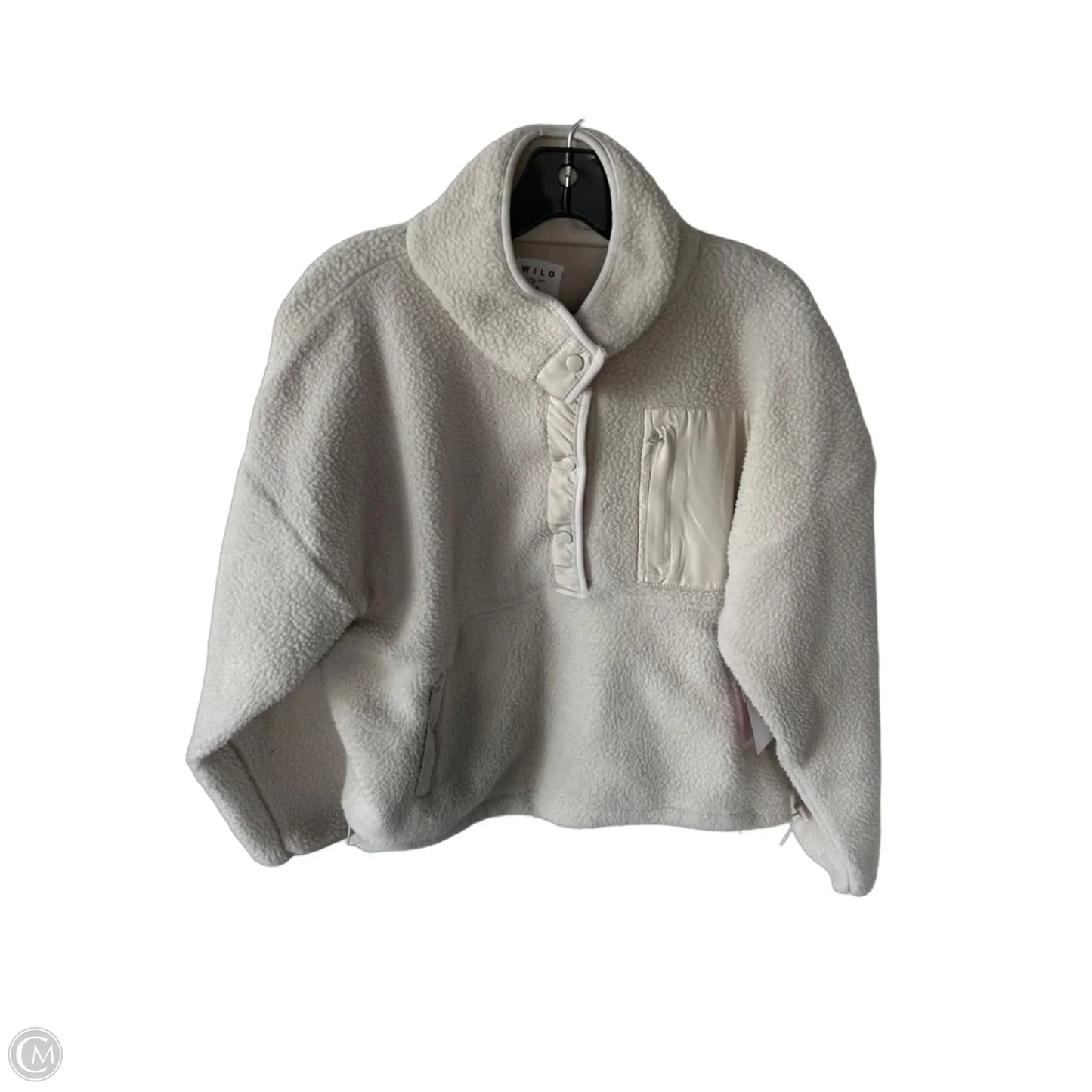Jacket Fleece By Wilo In Cream, Size: S