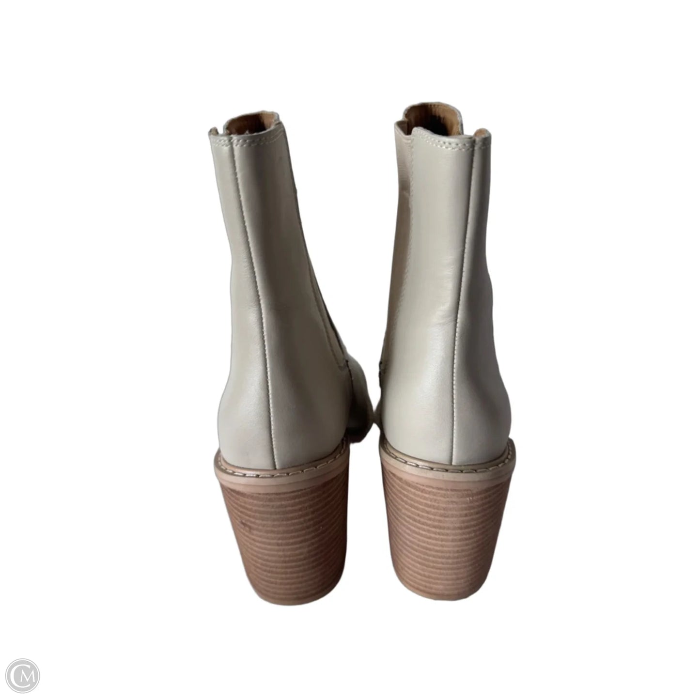 Boots Mid-calf Heels By Crown Vintage In Grey, Size: 10