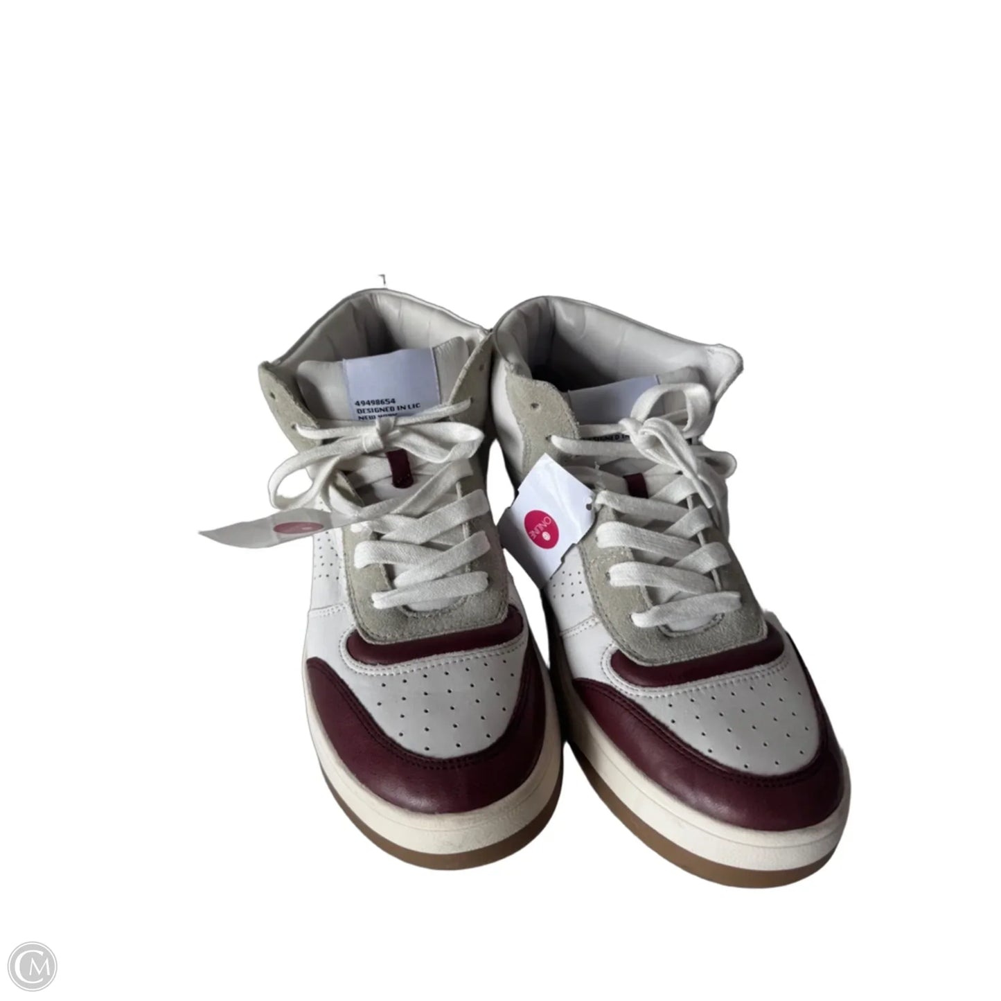 Shoes Sneakers By Steve Madden In Red & White, Size: 8