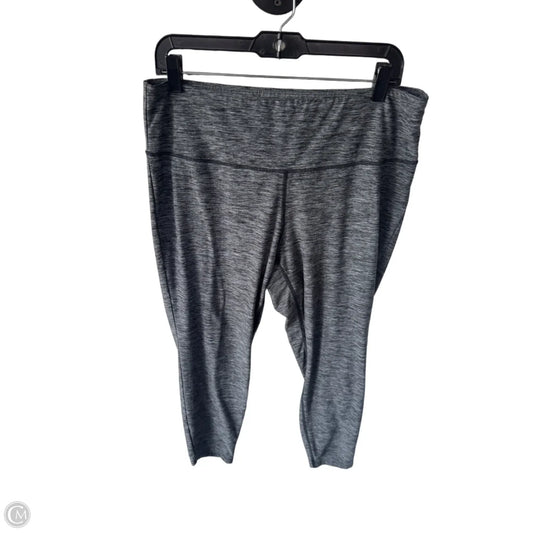 Athletic Leggings By New Balance In Grey, Size: 16