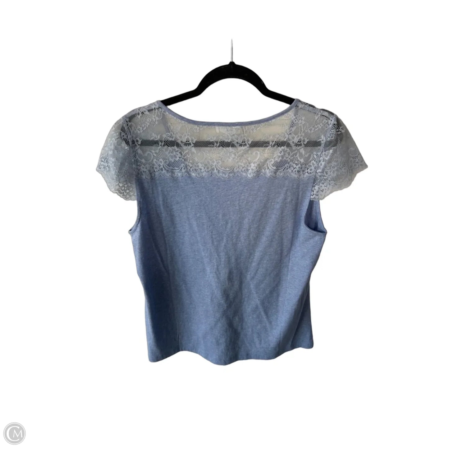 Top Short Sleeve By Haven In Blue, Size: L