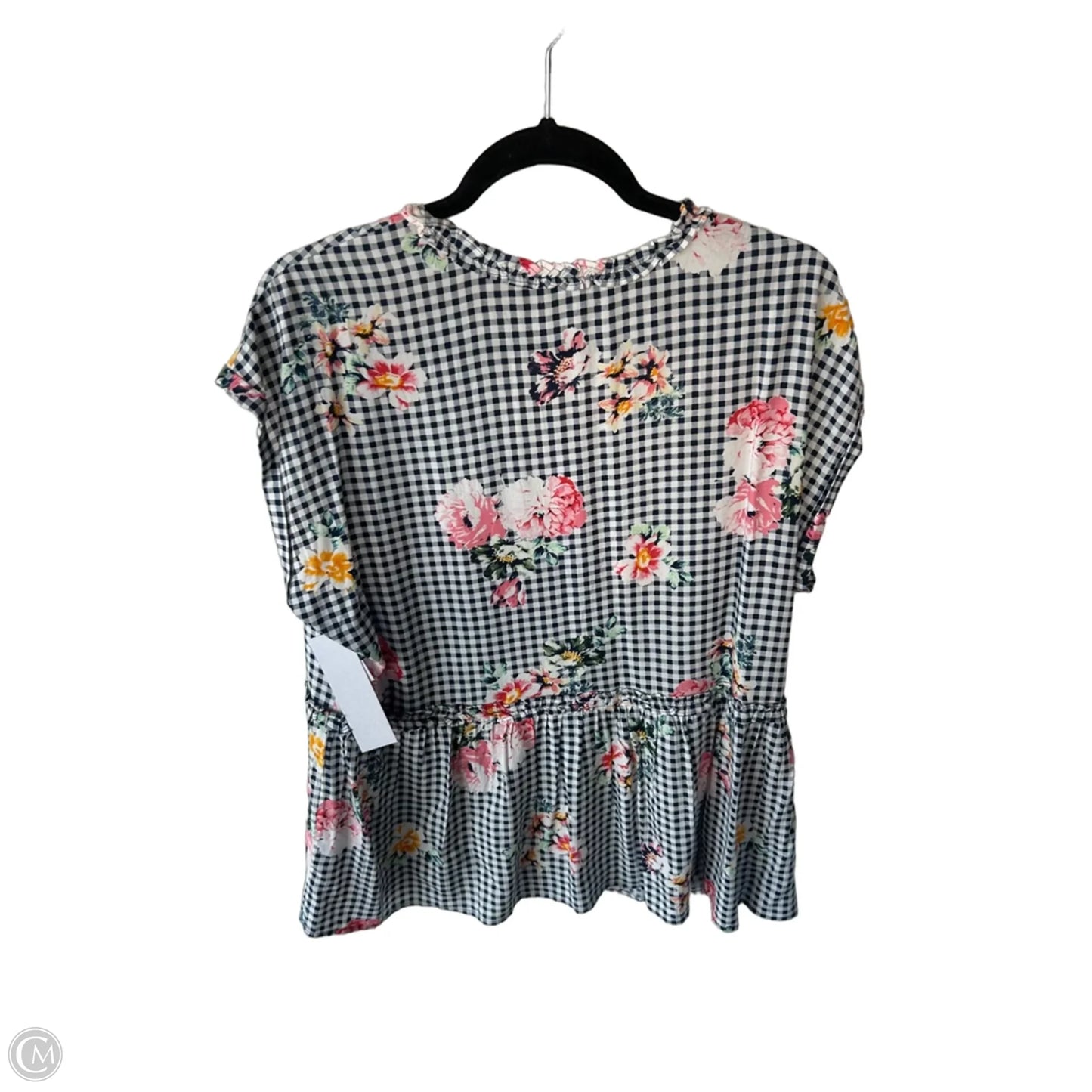 Top Sleeveless By Dr2 In Blue & White, Size: L