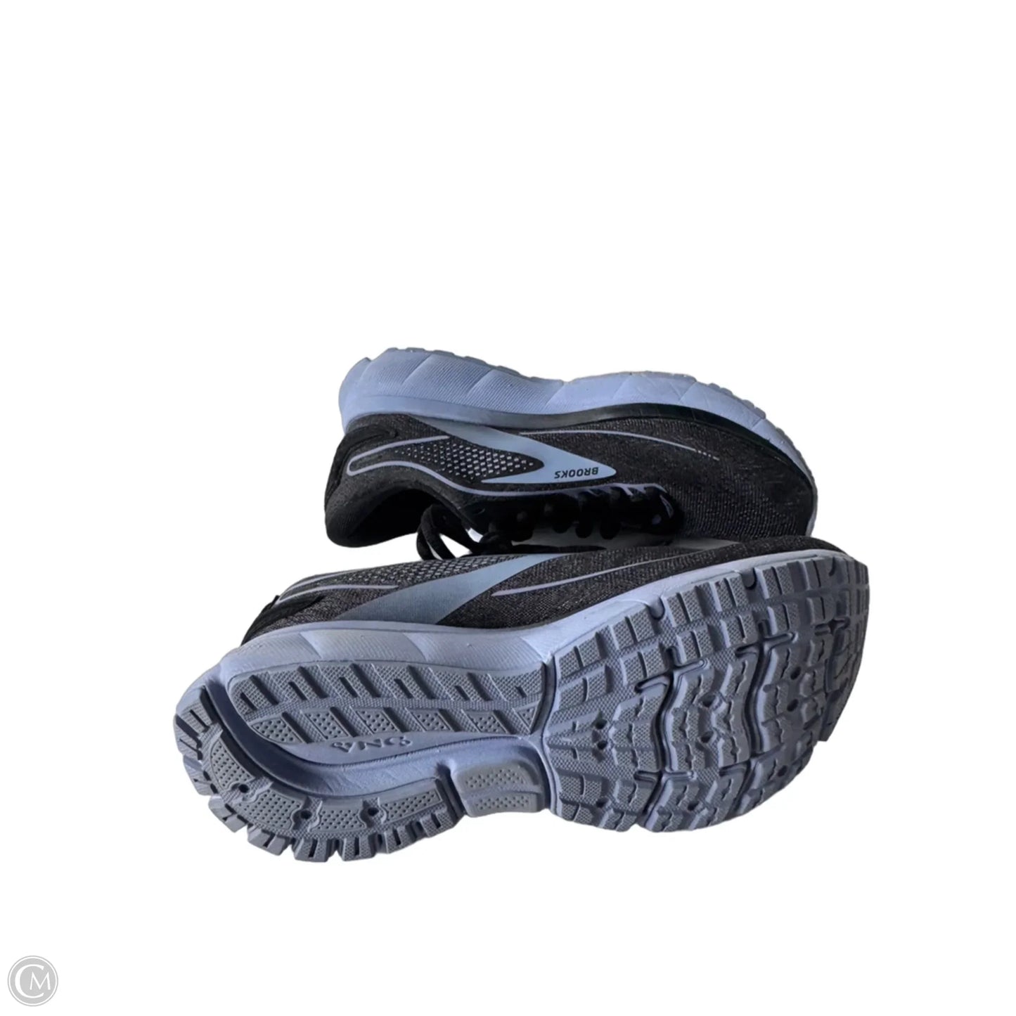Shoes Athletic By Brooks In Black & Blue, Size: 6.5