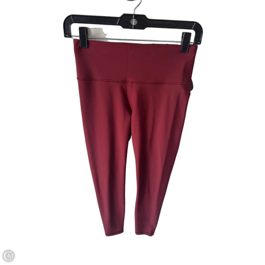 Athletic Leggings By Athleta In Brown, Size: 4