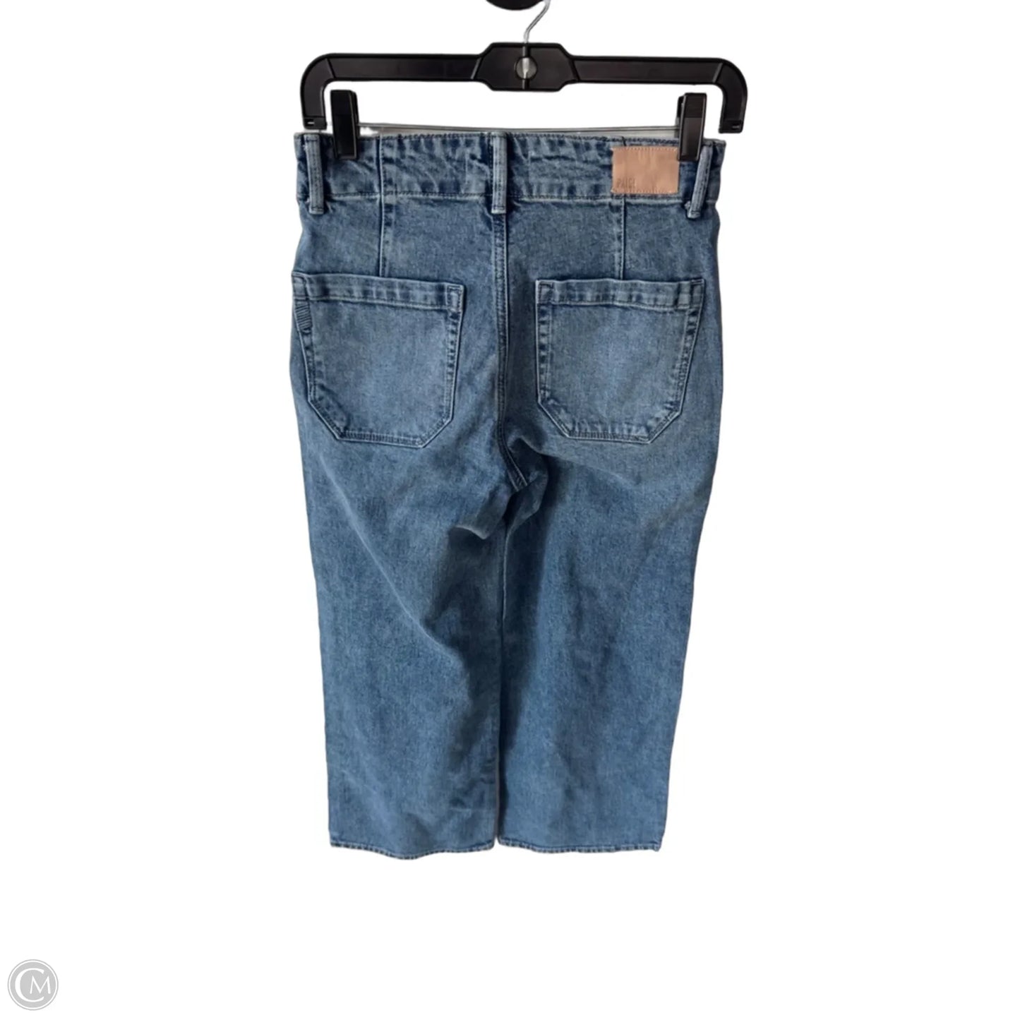Jeans Wide Leg By Paige In Blue Denim, Size: 2
