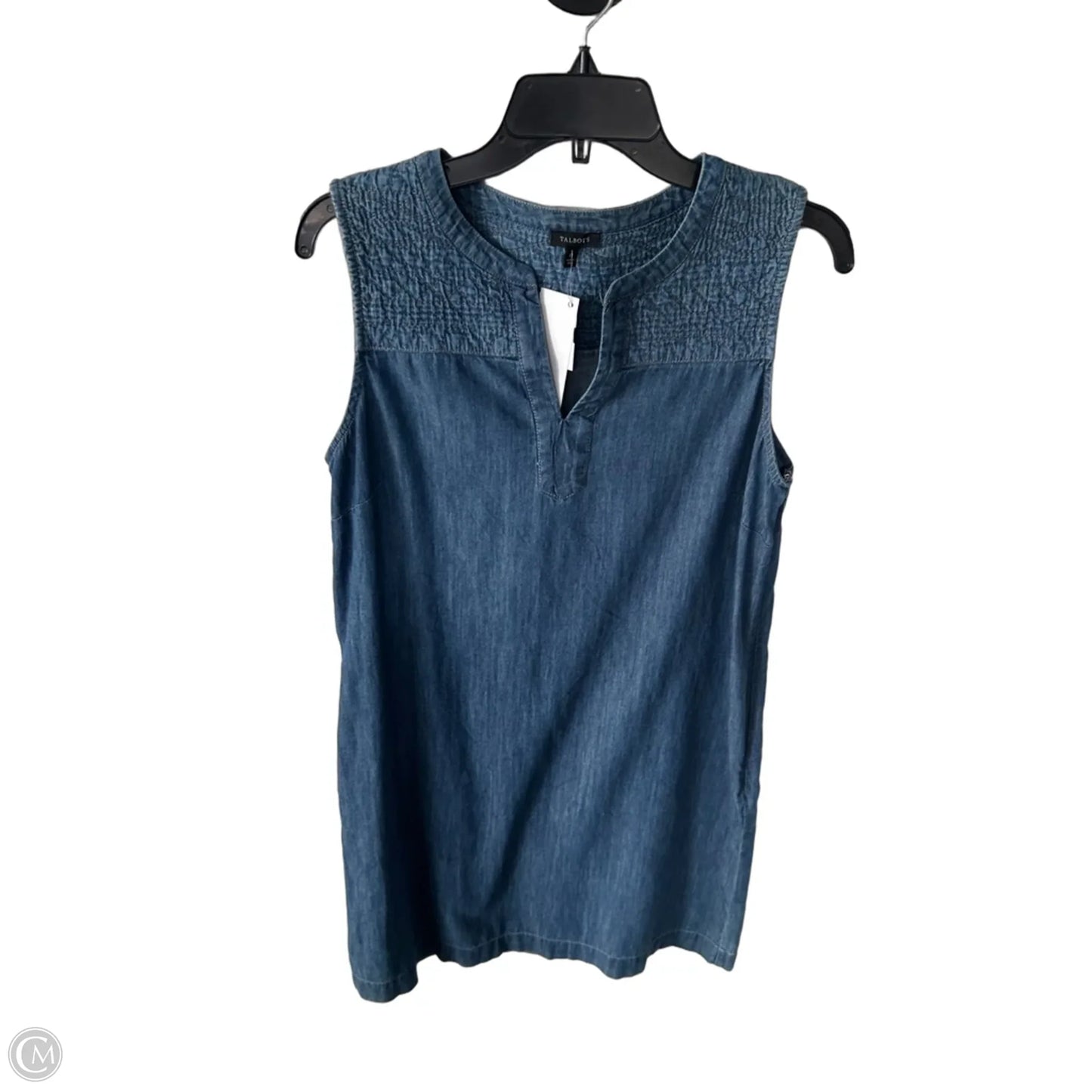 Dress Casual Short By Talbots In Blue Denim, Size: M