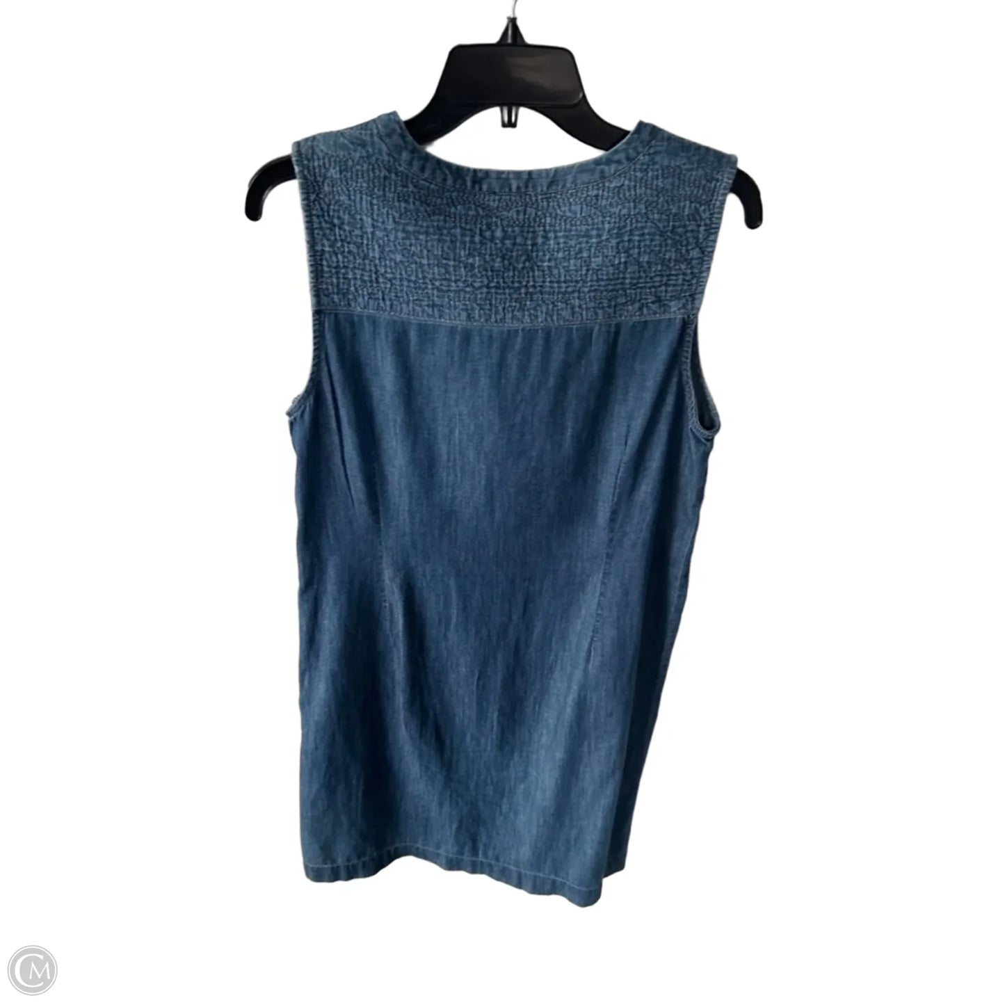 Dress Casual Short By Talbots In Blue Denim, Size: M