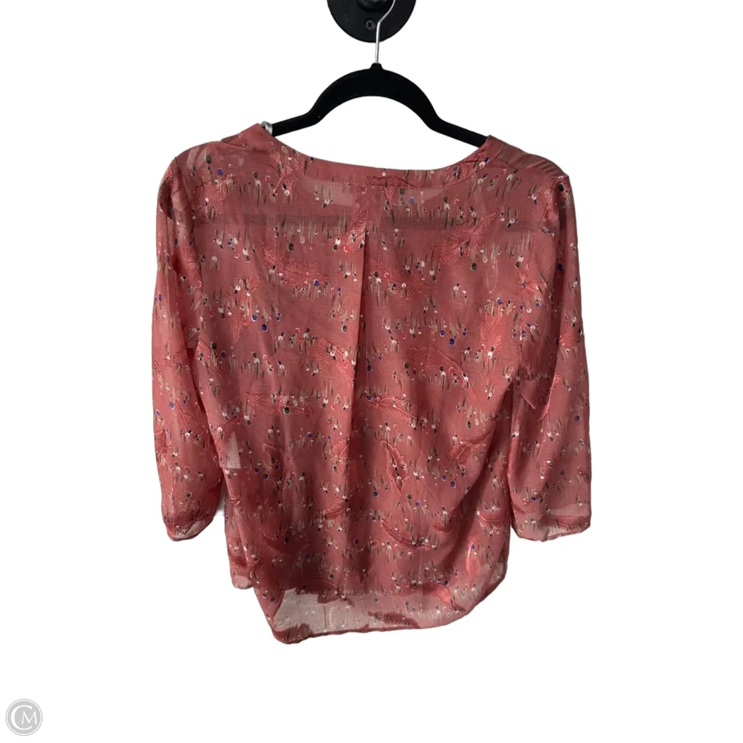 Top Long Sleeve By Clothes Mentor In Pink, Size: M