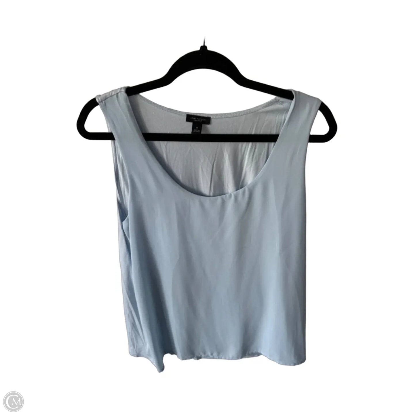Top Sleeveless By Ann Taylor In Blue, Size: M