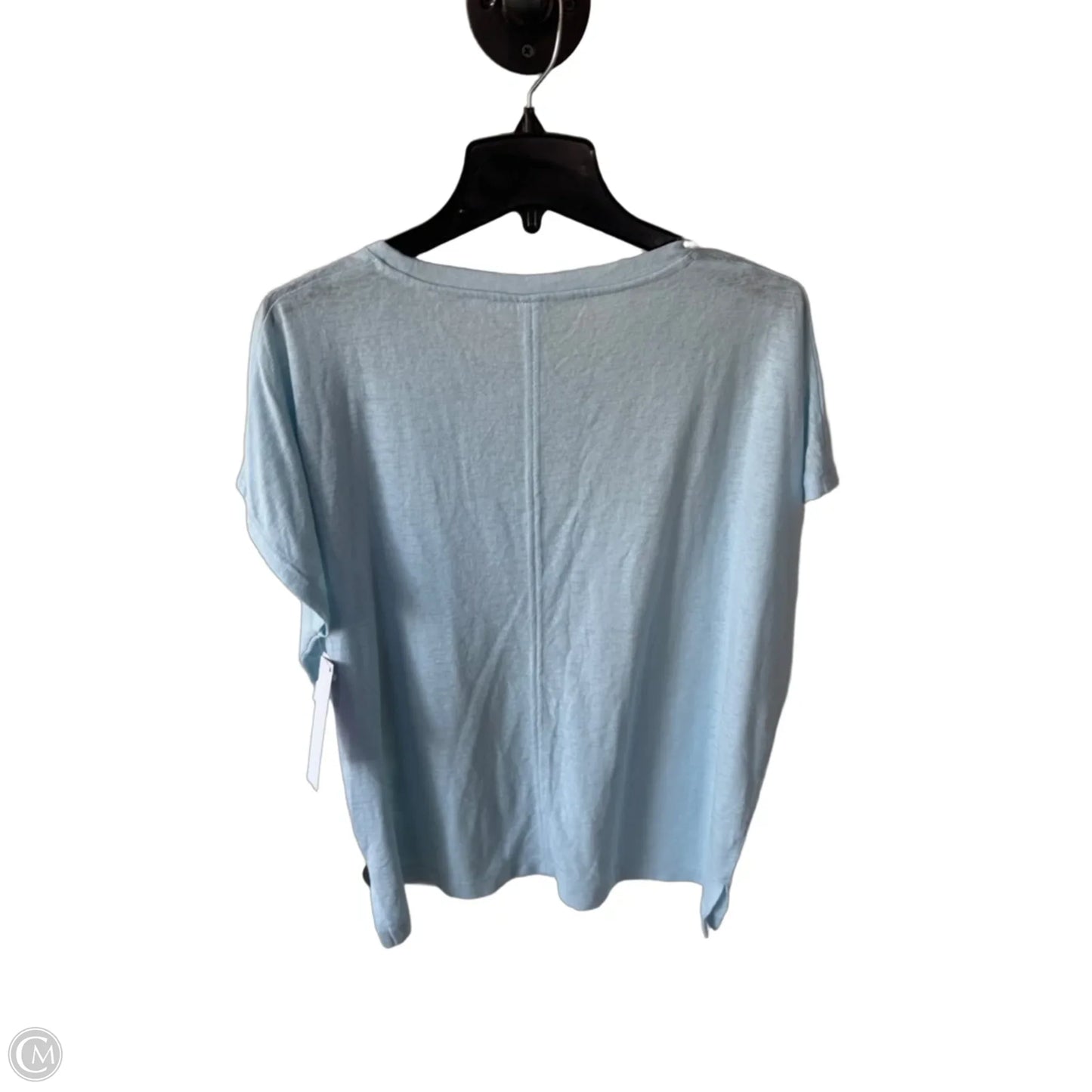 Athletic Top Short Sleeve By Athleta In Blue, Size: L