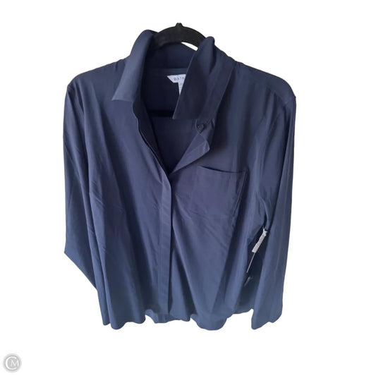 Top Long Sleeve By Athleta In Navy, Size: L