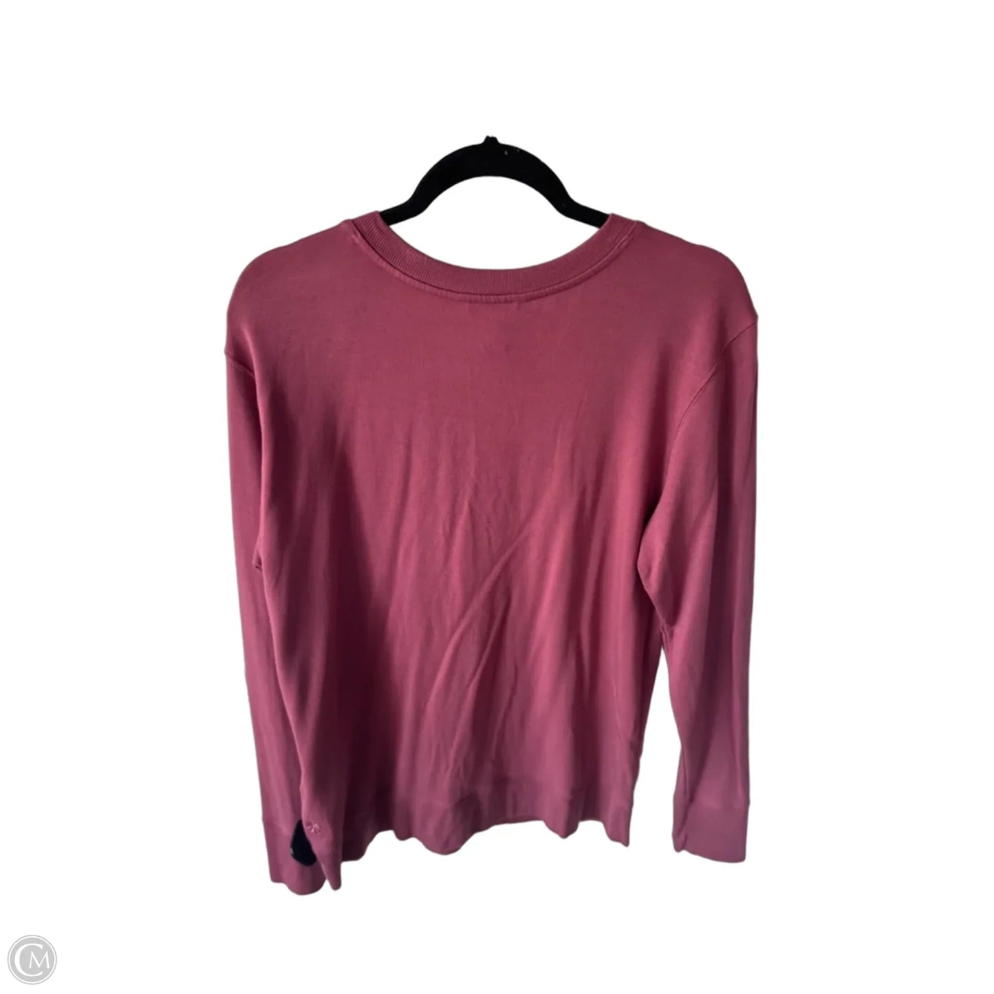 Athletic Top Long Sleeve Crewneck By Athleta In Pink, Size: L