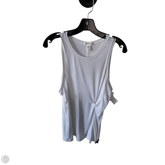 Top Sleeveless By Athleta In White, Size: Xl