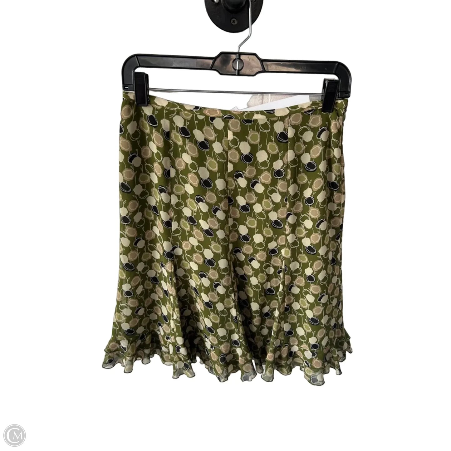 Skirt Midi By Loft In Green, Size: 2