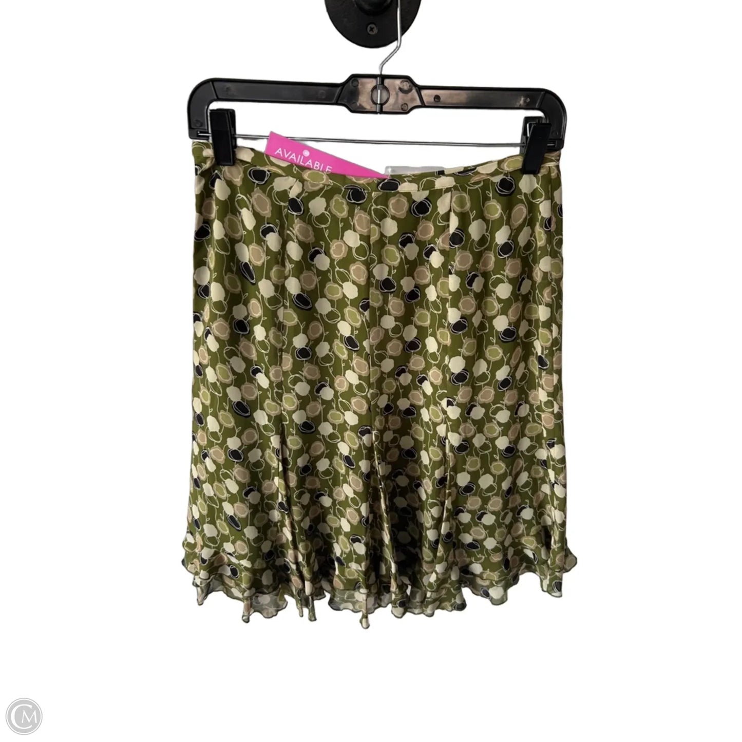 Skirt Midi By Loft In Green, Size: 2