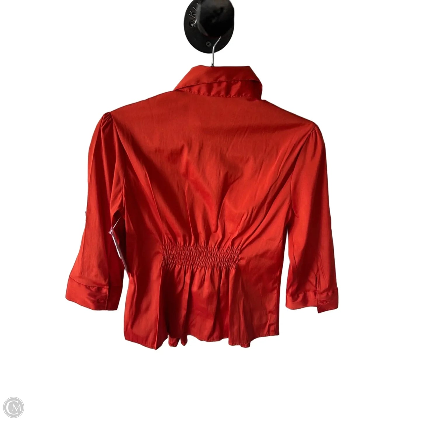 Top 3/4 Sleeve By Clothes Mentor In Orange, Size: S