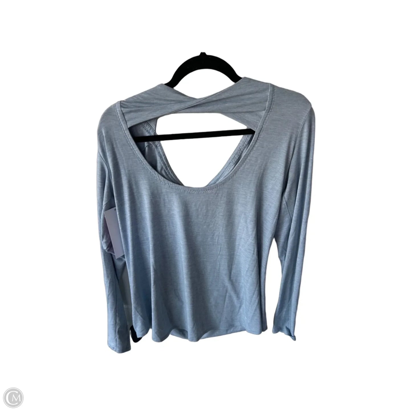 Athletic Top Long Sleeve Crewneck By Athleta In Blue, Size: L