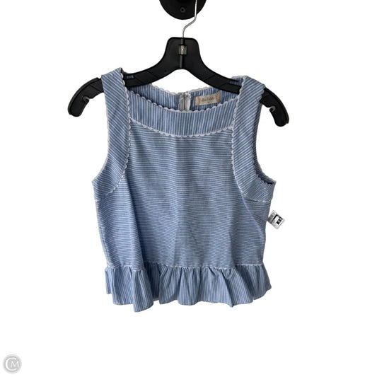 Top Sleeveless By Altard State In Blue & White, Size: S