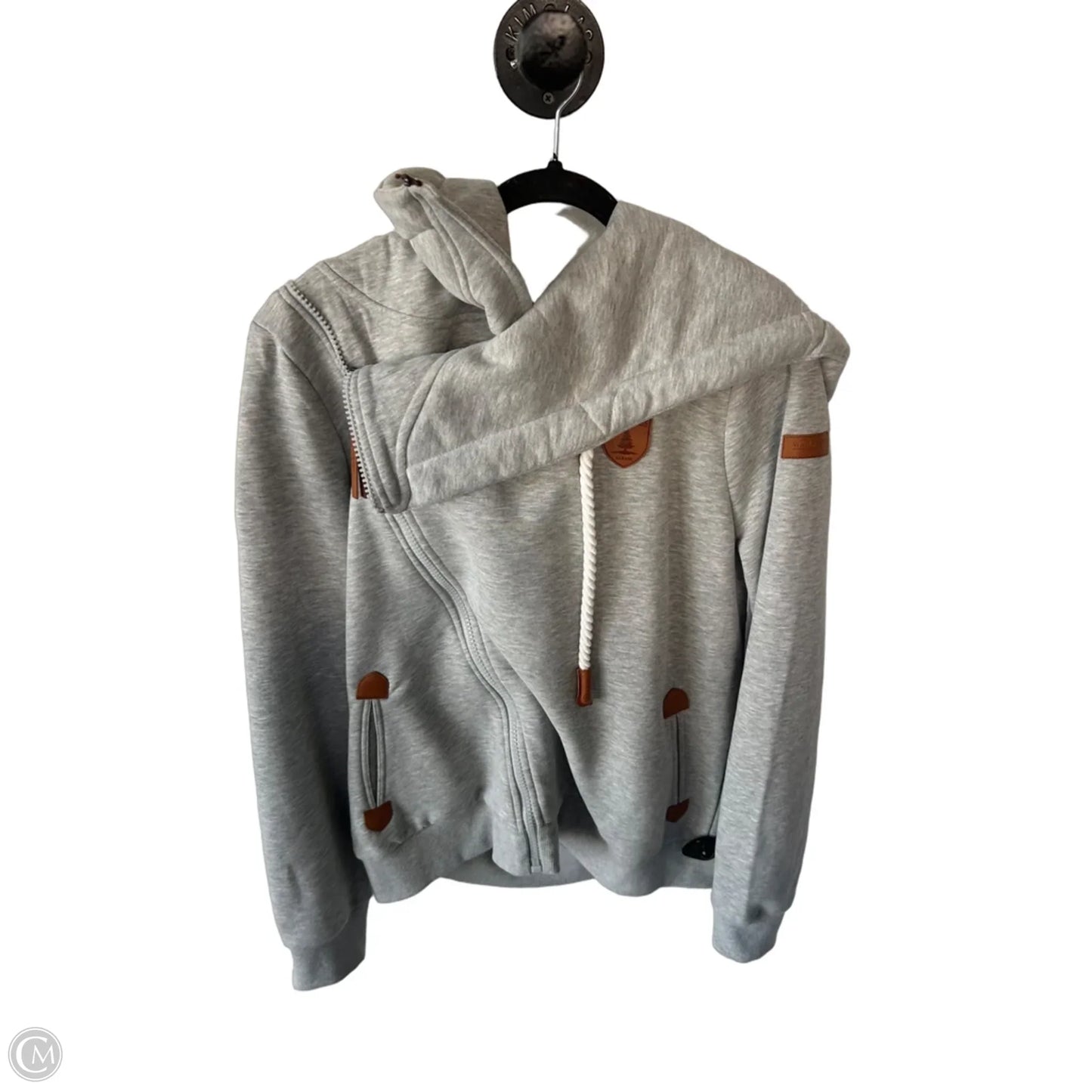 Jacket Puffer & Quilted By Cmc In Grey, Size: Xl