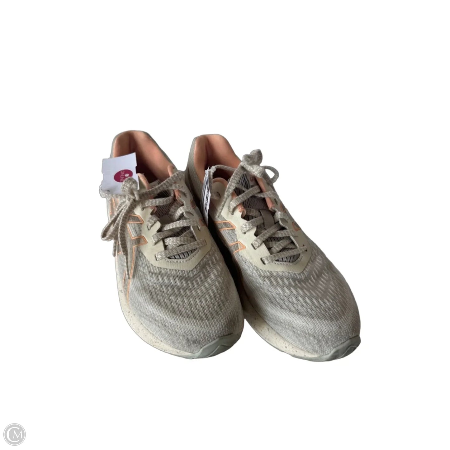 Shoes Athletic By Asics In Grey & Orange, Size: 9