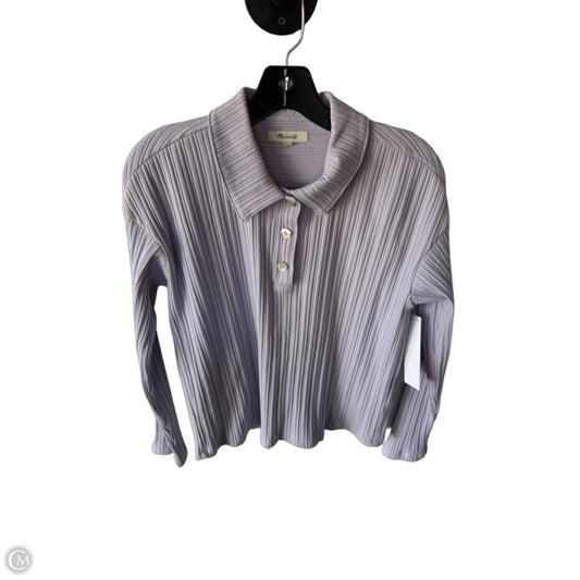 Top Long Sleeve By Madewell In Purple, Size: Xxs