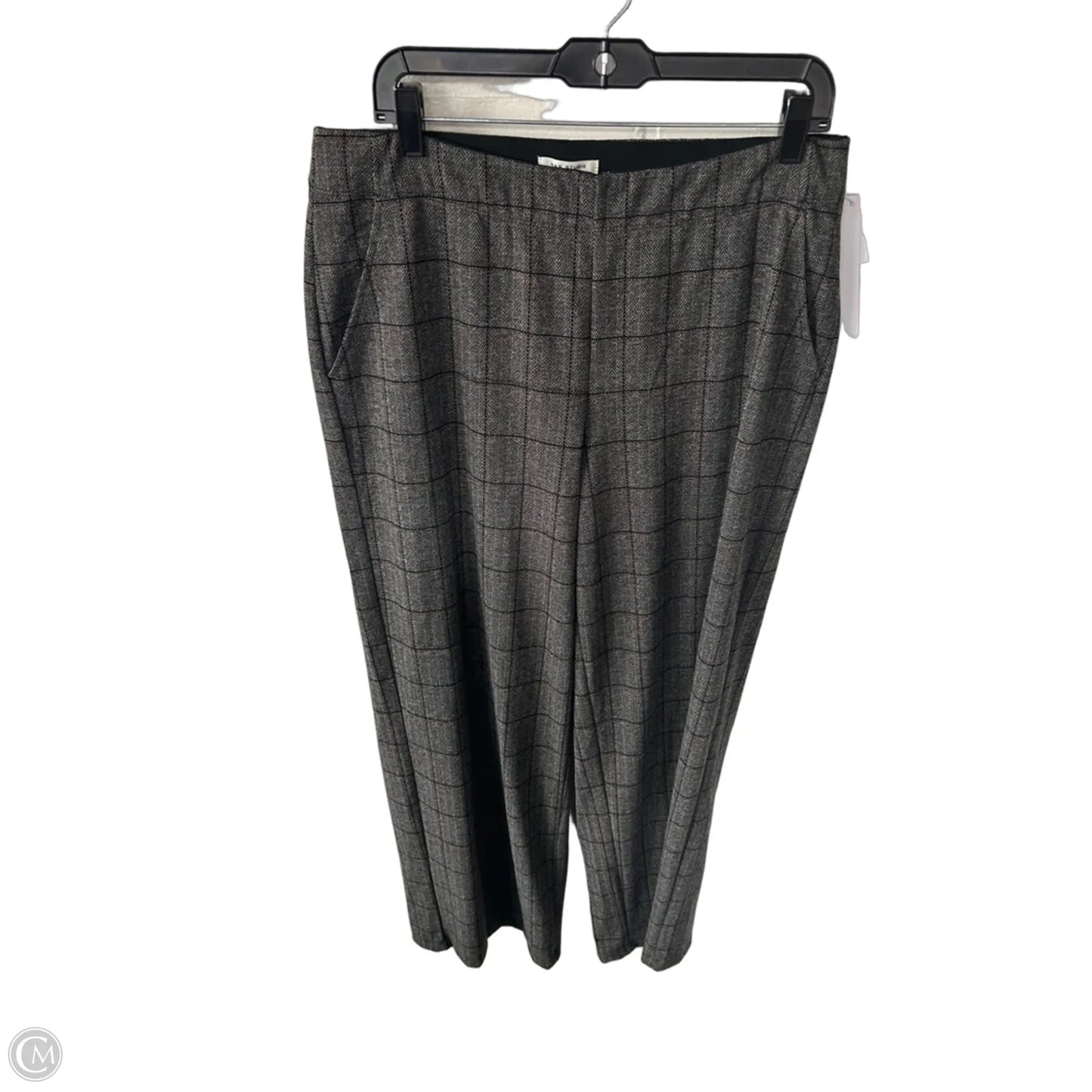 Pants Wide Leg By Max Studio In Black & Brown, Size: 16