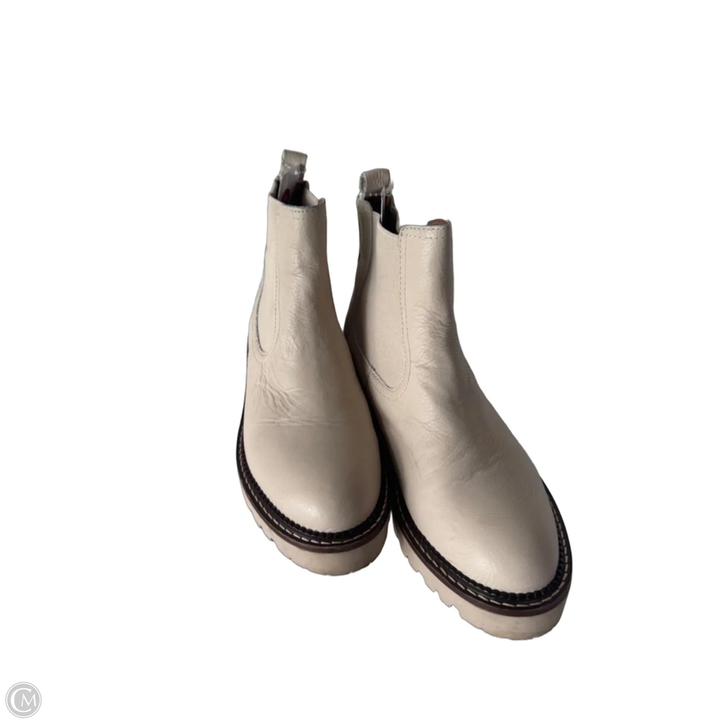 Boots Ankle Flats By Caslon In Cream, Size: 7