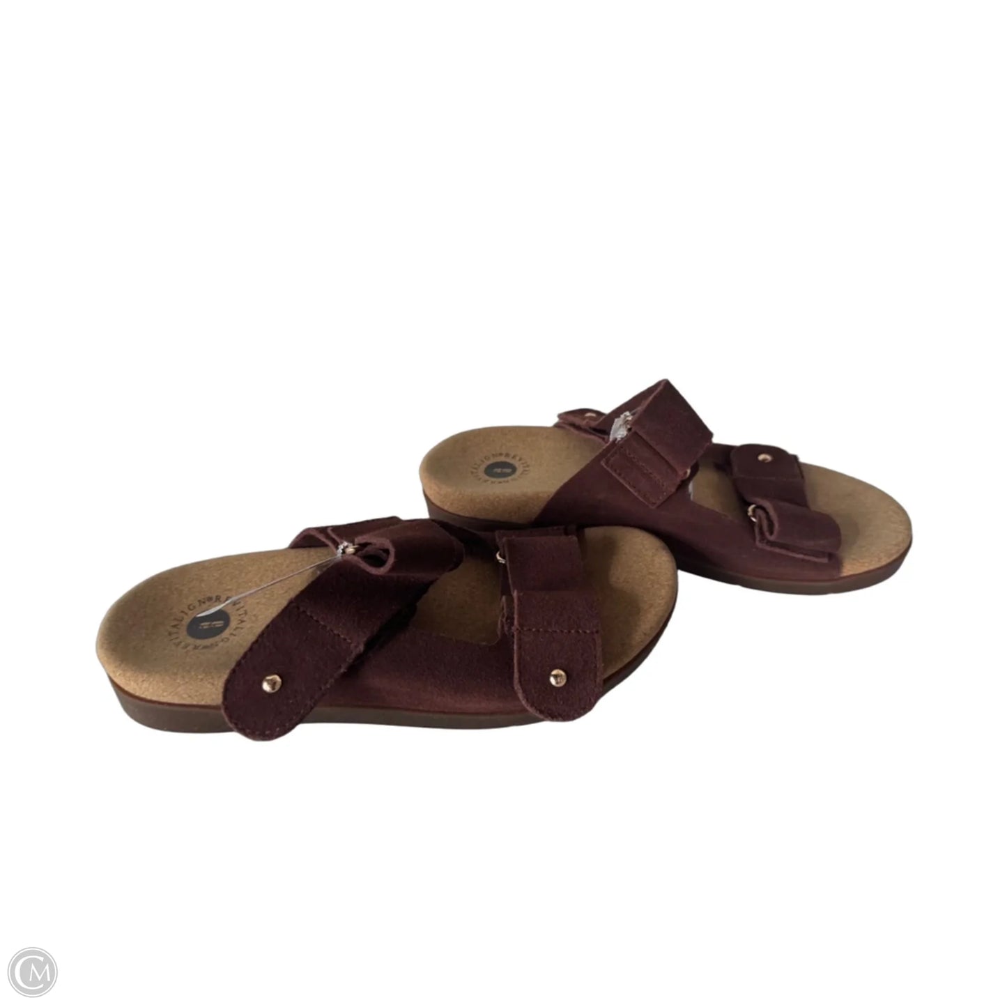 Sandals Flats By Revitalign In Brown, Size: 8
