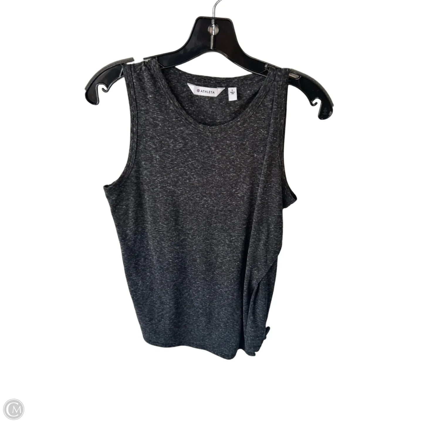 Athletic Tank Top By Athleta In Black & Grey, Size: S