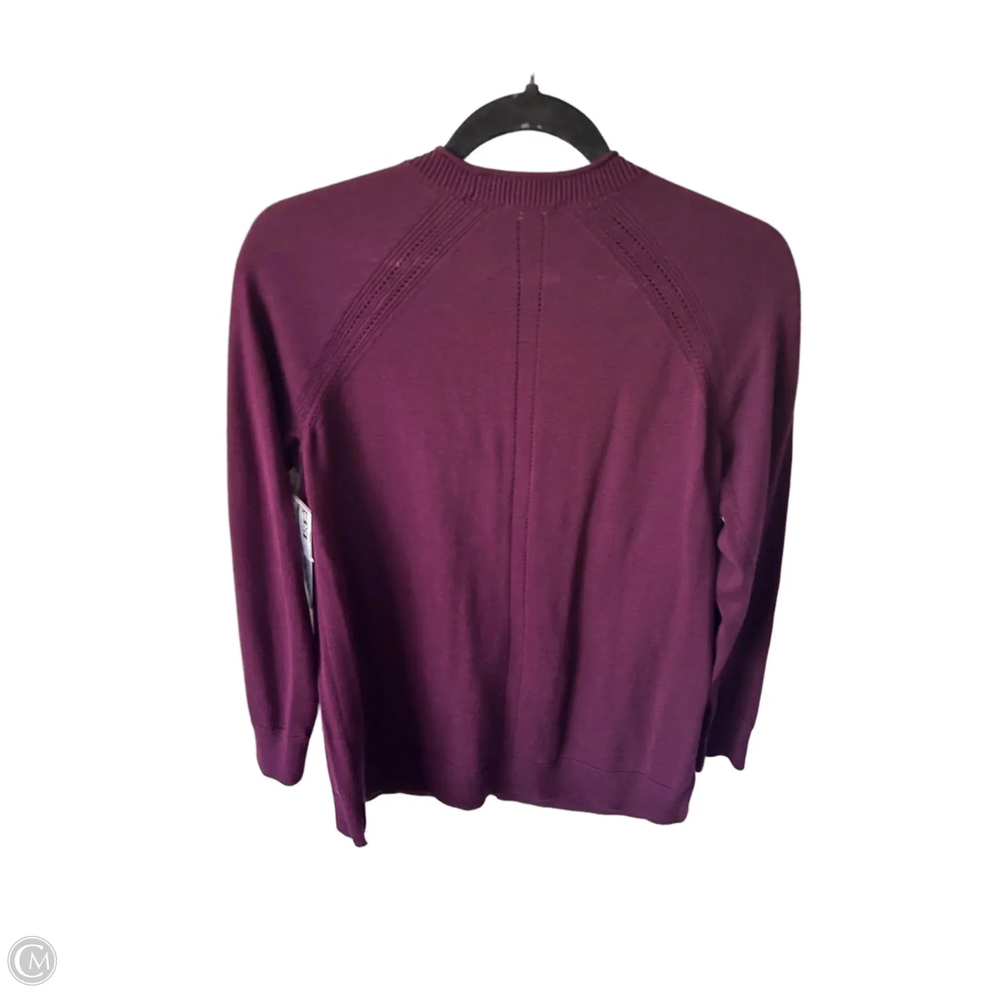 Sweater Cardigan By Talbots In Purple, Size: Sp