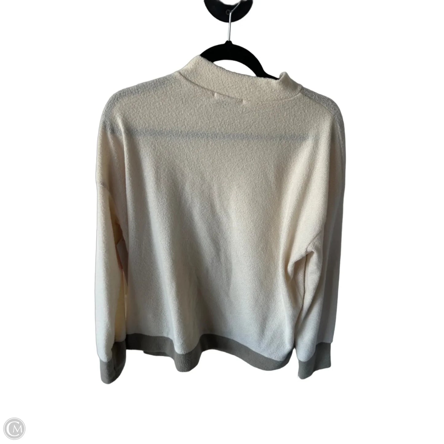 Sweater By Gilli In Cream & Tan, Size: Xl
