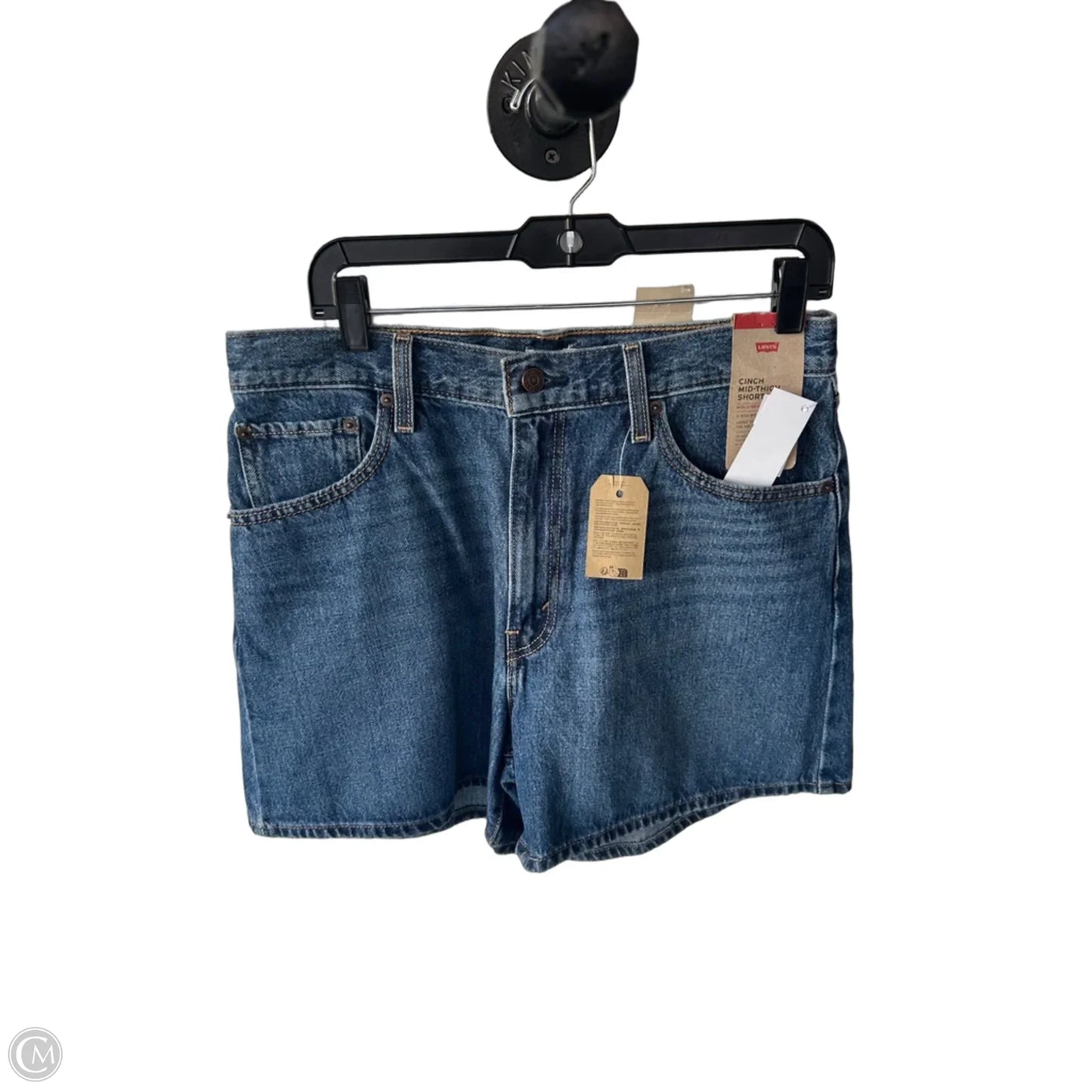 Shorts By Levis In Blue Denim, Size: 12