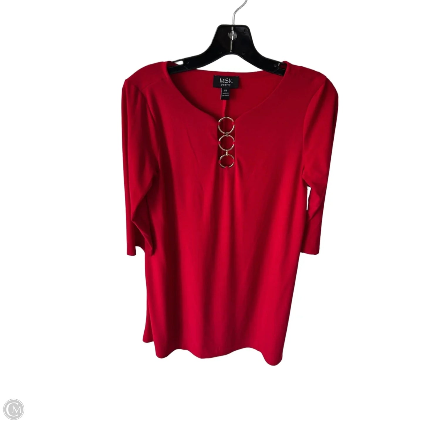 Dress Casual Short By Msk In Red, Size: Mp