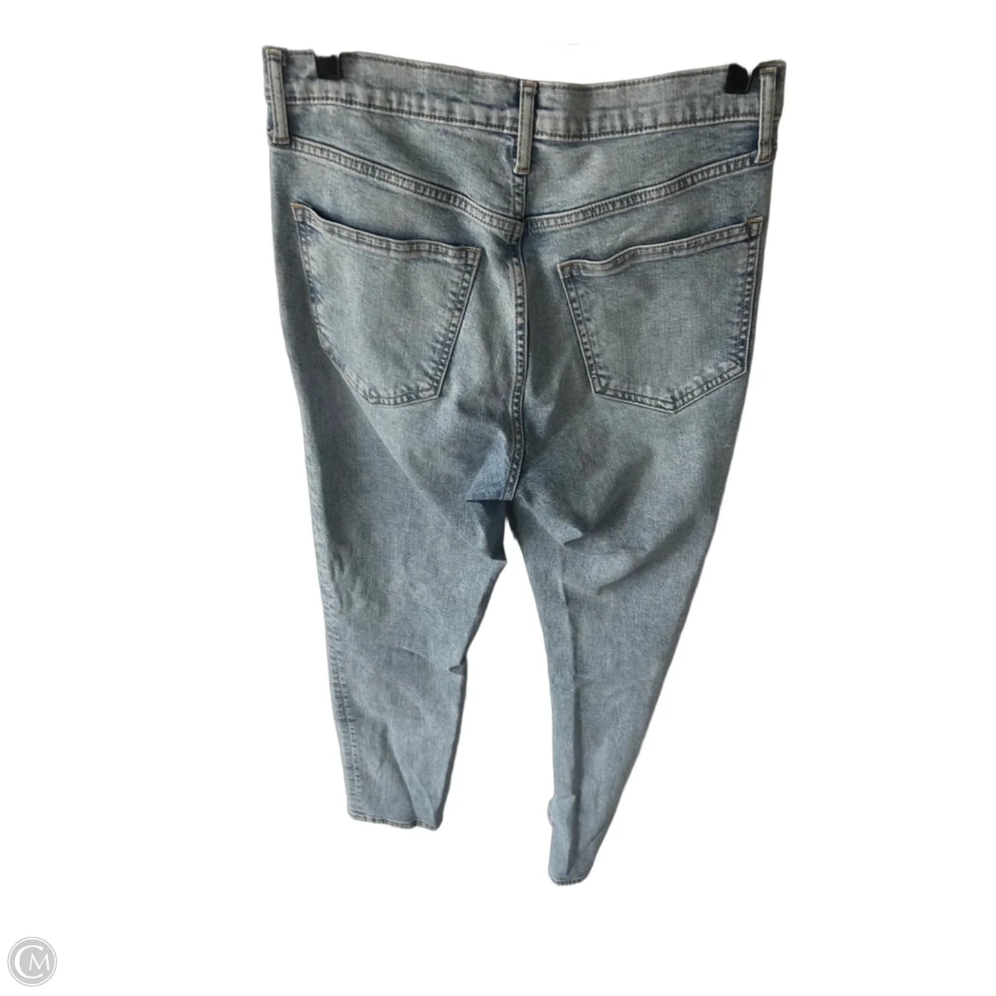 Jeans Straight By Gap In Blue Denim, Size: 8