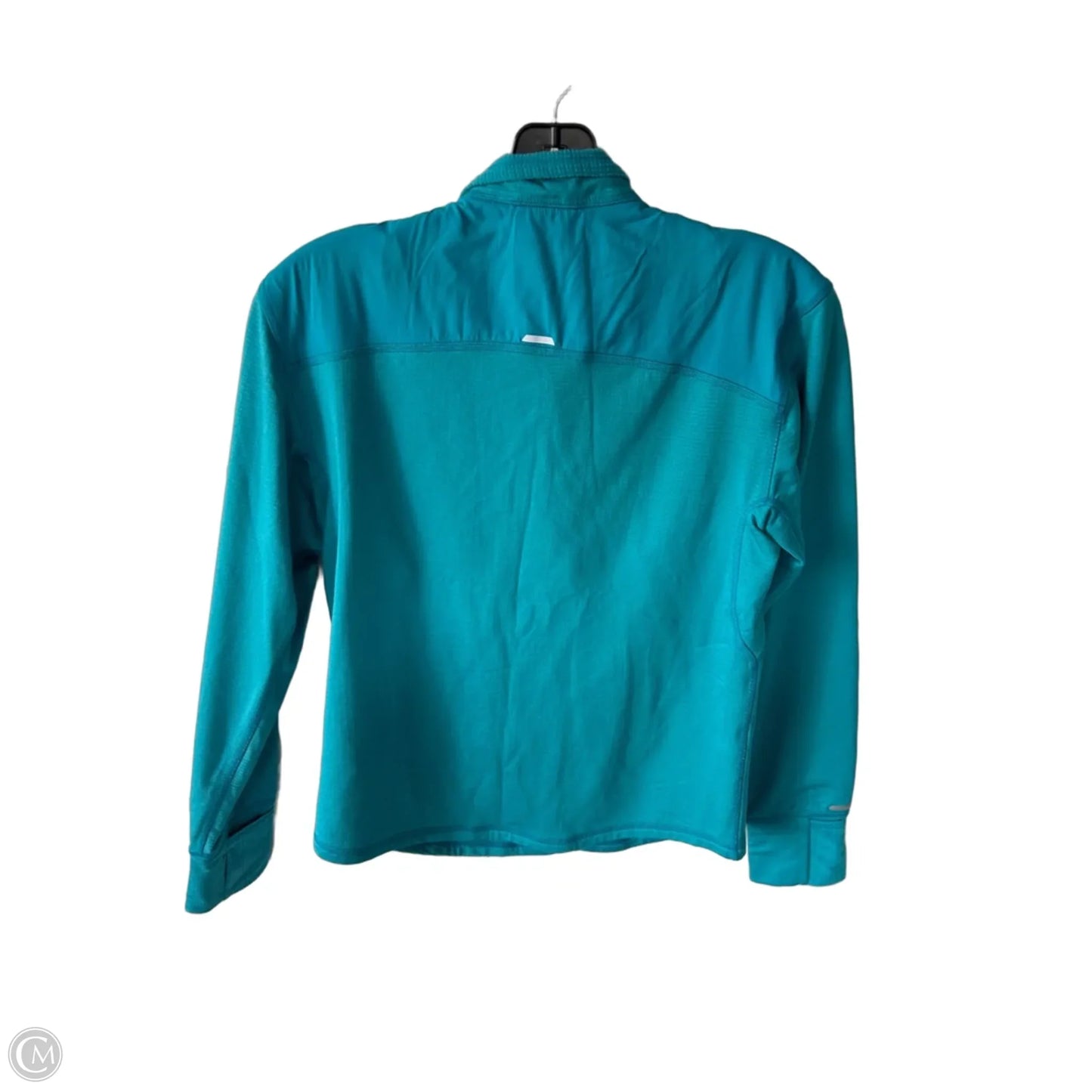 Athletic Top Long Sleeve Collar By Rei In Blue, Size: S