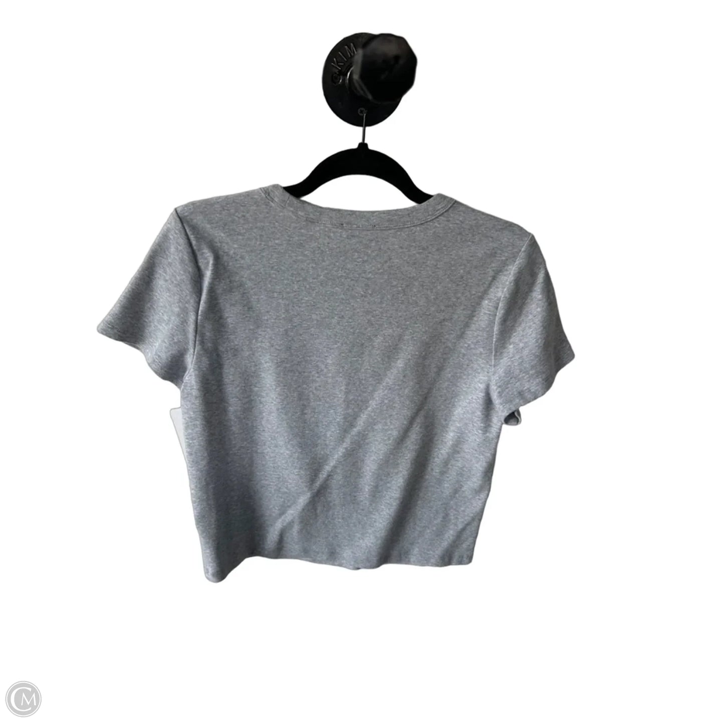 Top Short Sleeve Basic By Sunday Best In Grey, Size: L