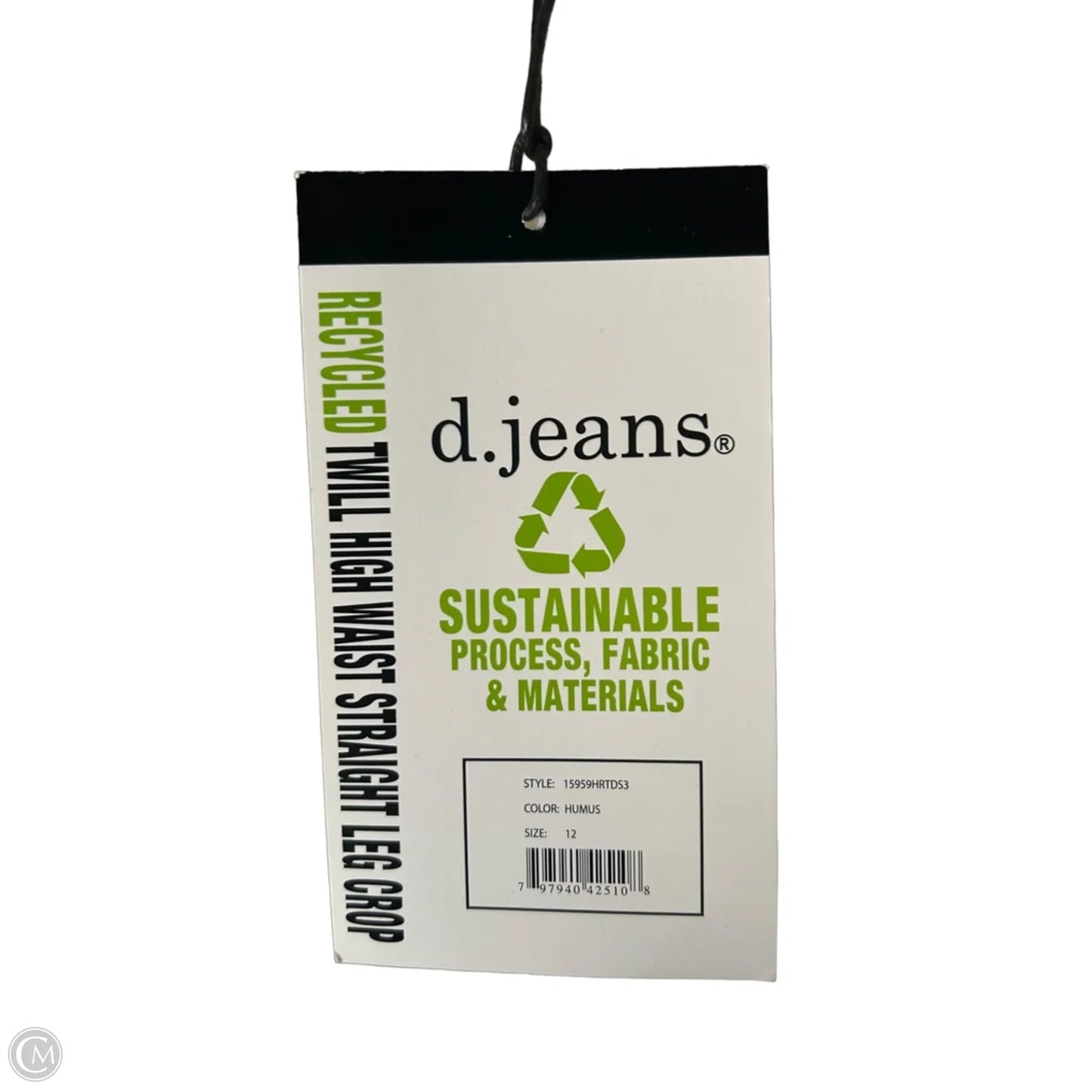 Jeans Straight By D Jeans In Tan, Size: 12