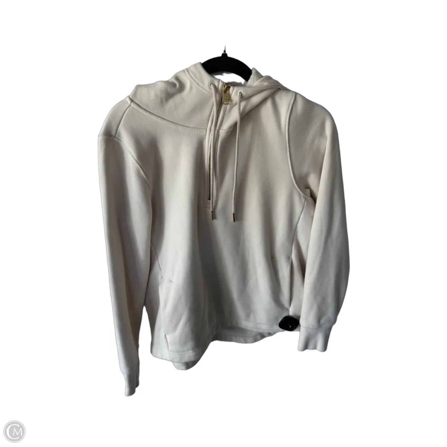 Athletic Sweatshirt Hoodie By Athleta In Cream, Size: S