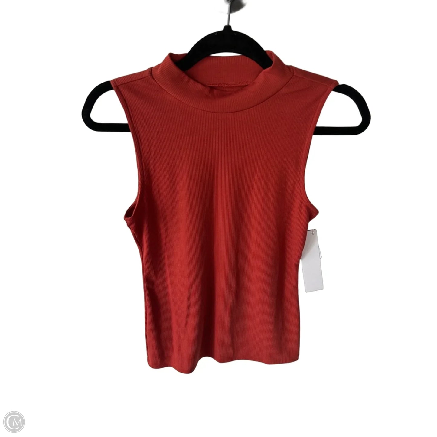 Top Sleeveless By Loft In Orange, Size: S