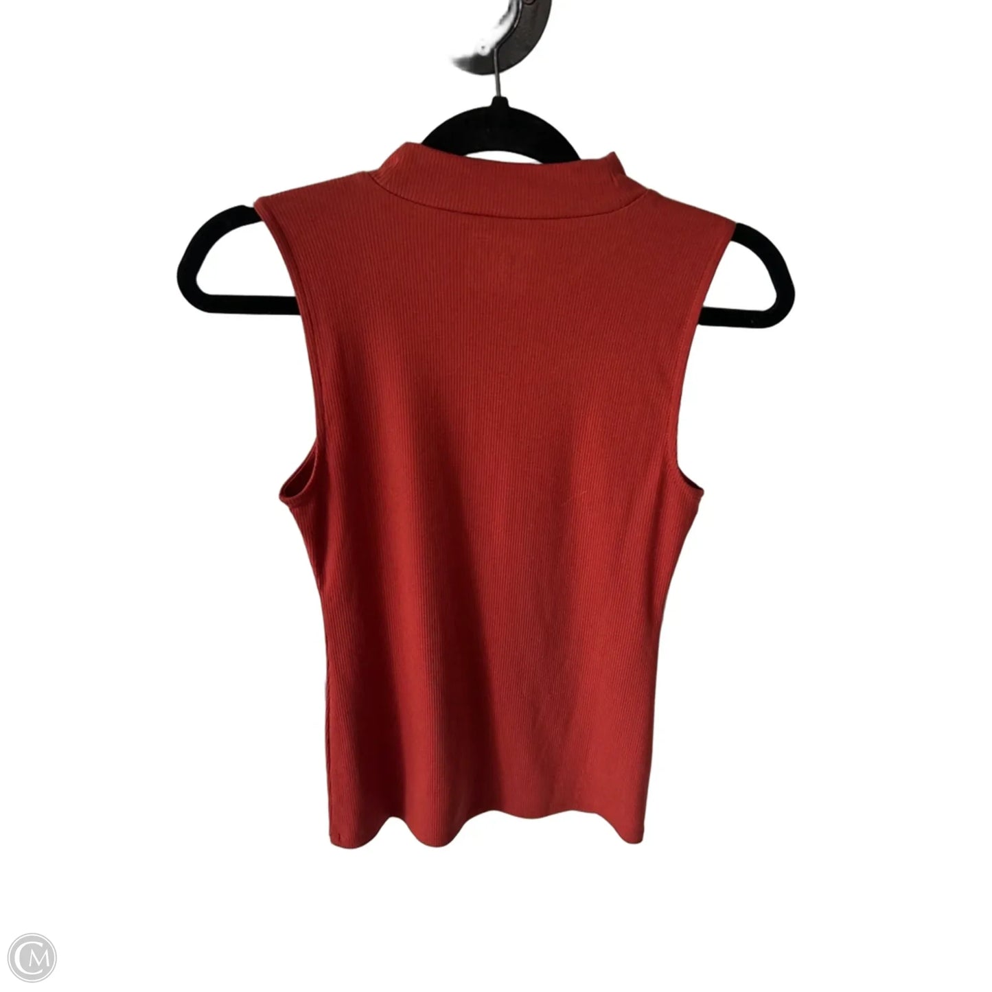 Top Sleeveless By Loft In Orange, Size: S