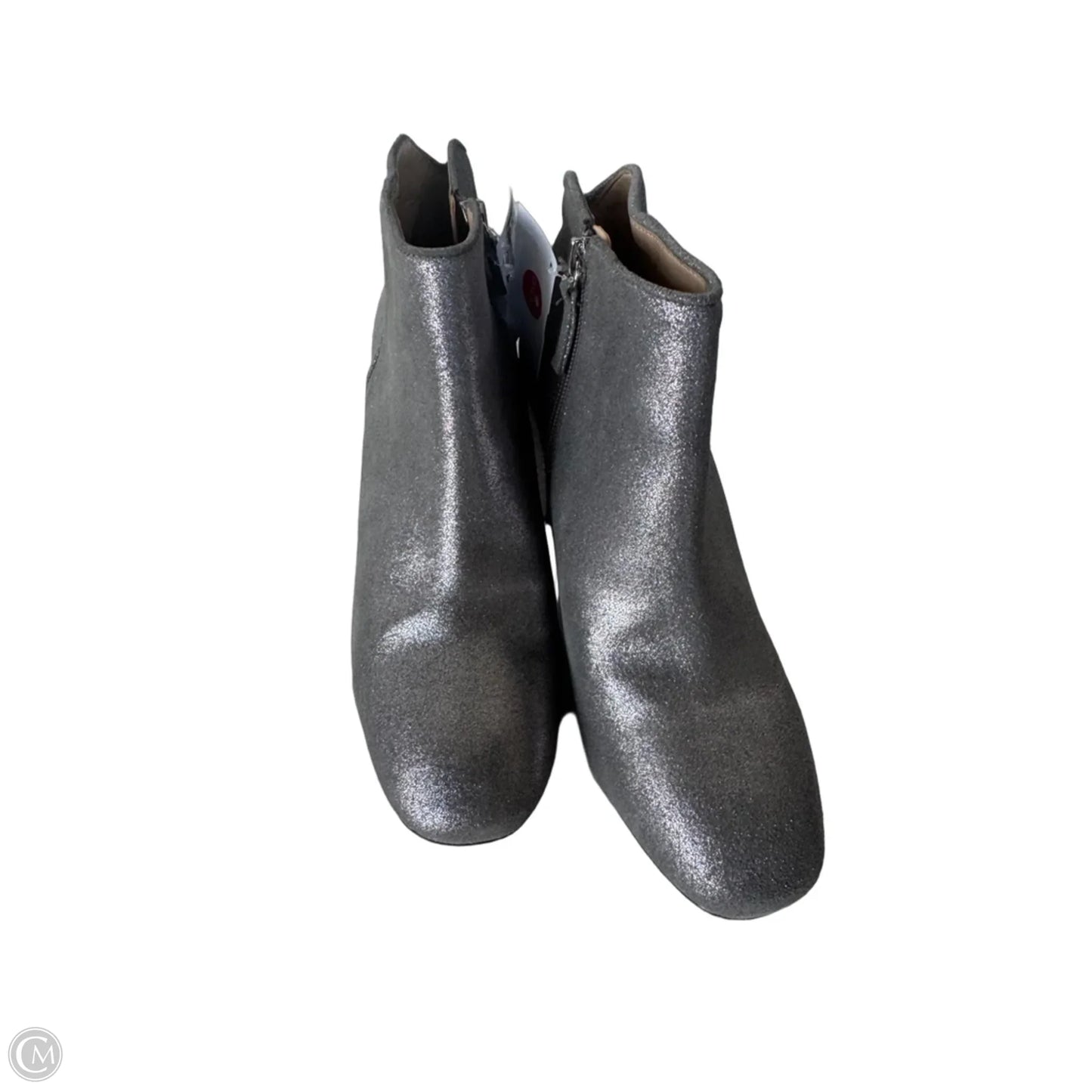 Boots Ankle Heels By White House Black Market In Silver, Size: 7.5