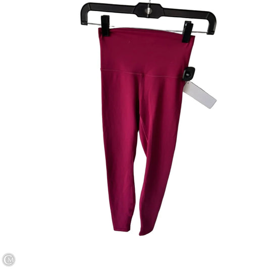 Athletic Leggings By Lululemon In Red, Size: 2