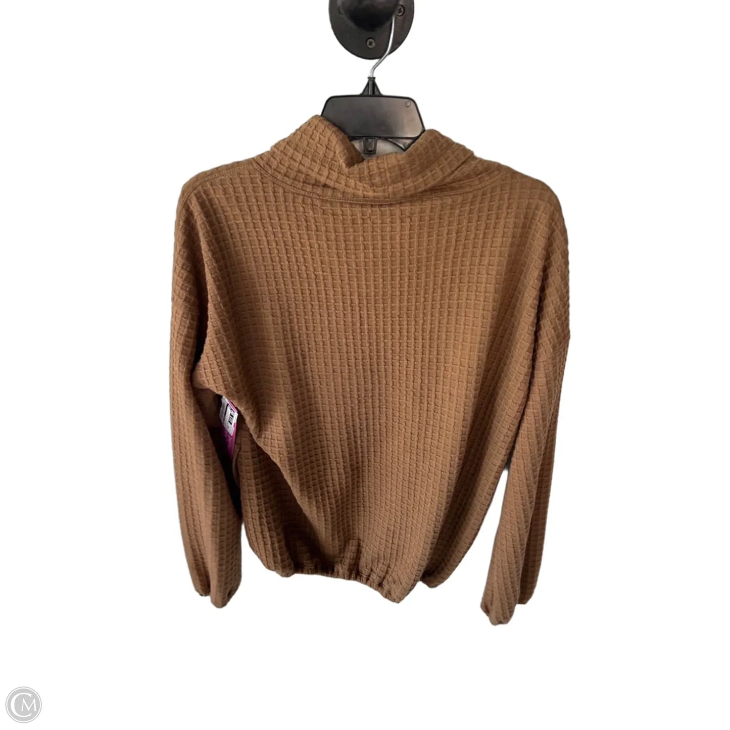 Top Long Sleeve By Max Studio In Brown, Size: Xs