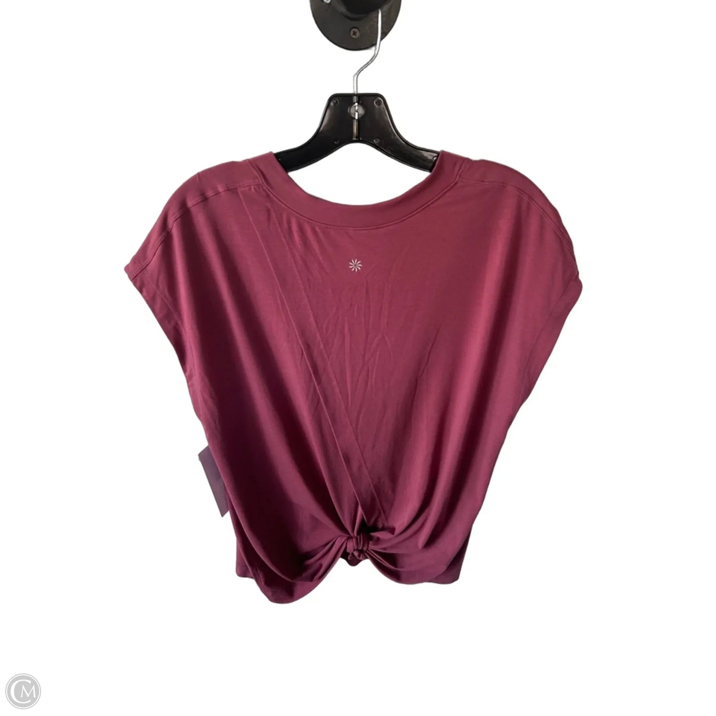 Athletic Top Short Sleeve By Athleta In Pink, Size: M