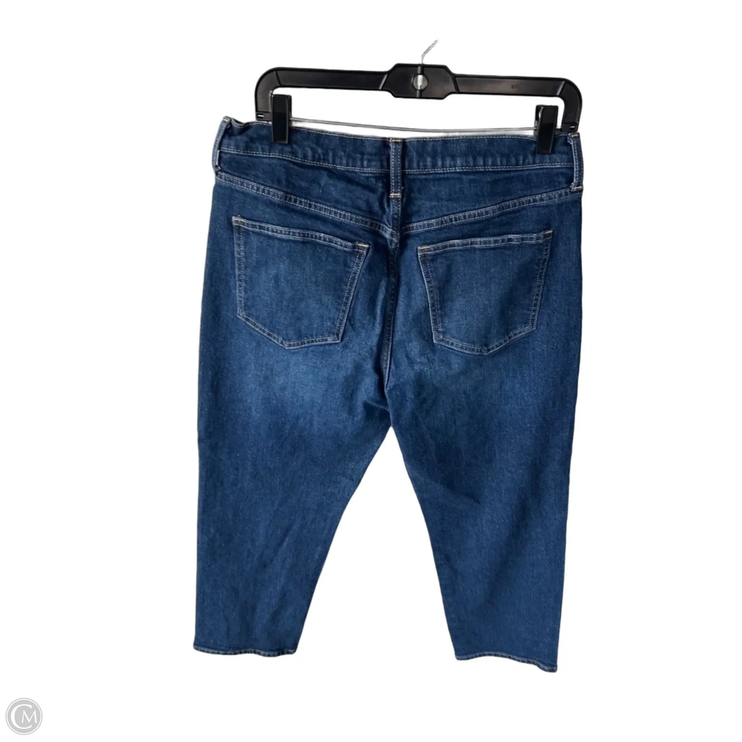 Jeans Straight By Gap In Blue Denim, Size: 10