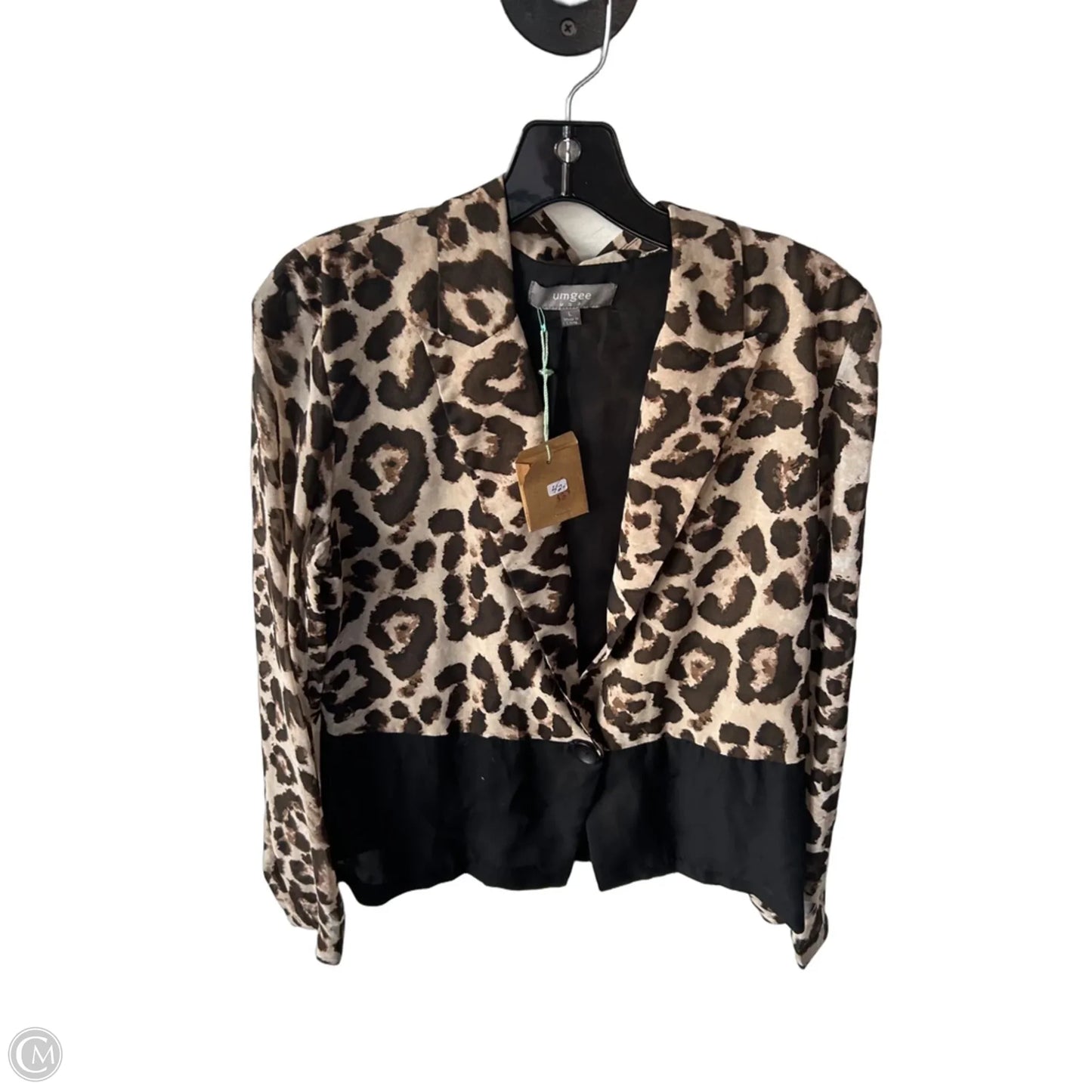 Blazer By Umgee In Black & Brown, Size: L
