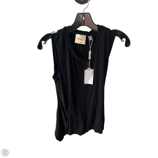 Top Sleeveless By Elie Tahari In Black, Size: M