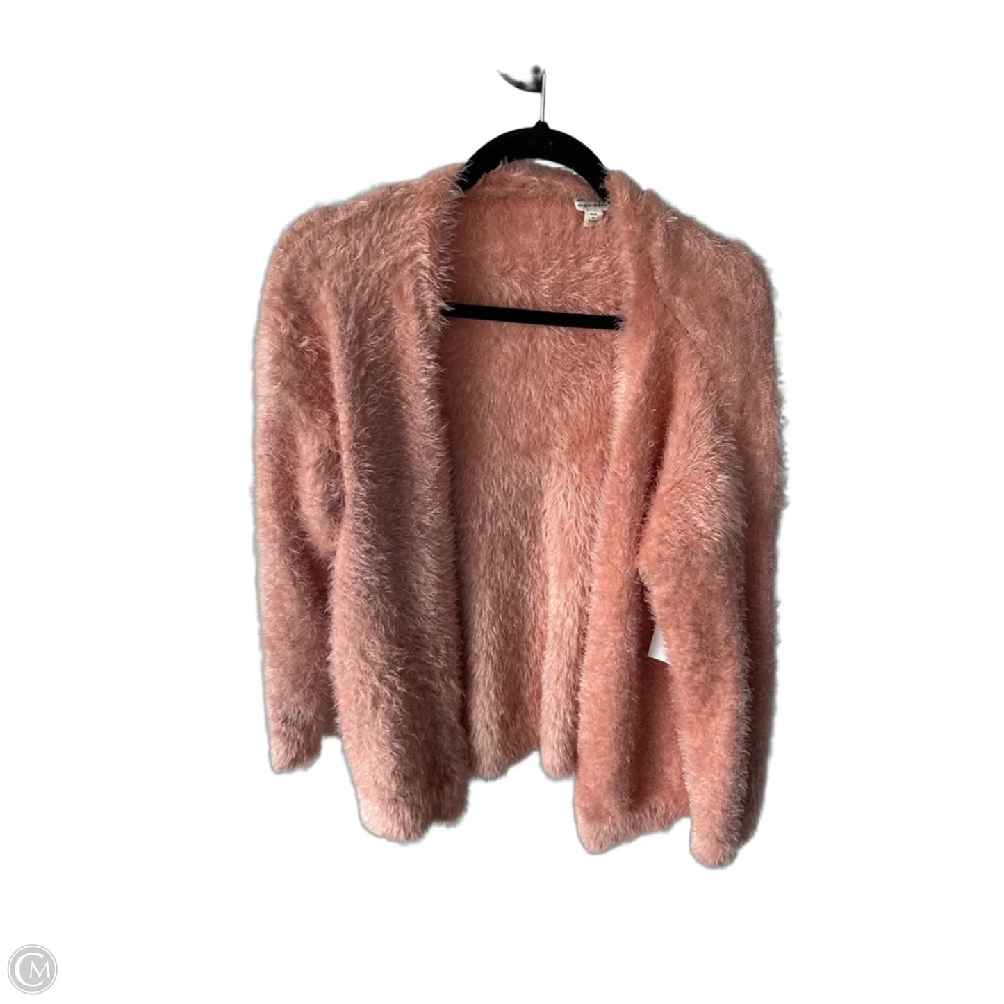 Sweater Cardigan By Clothes Mentor In Peach, Size: M