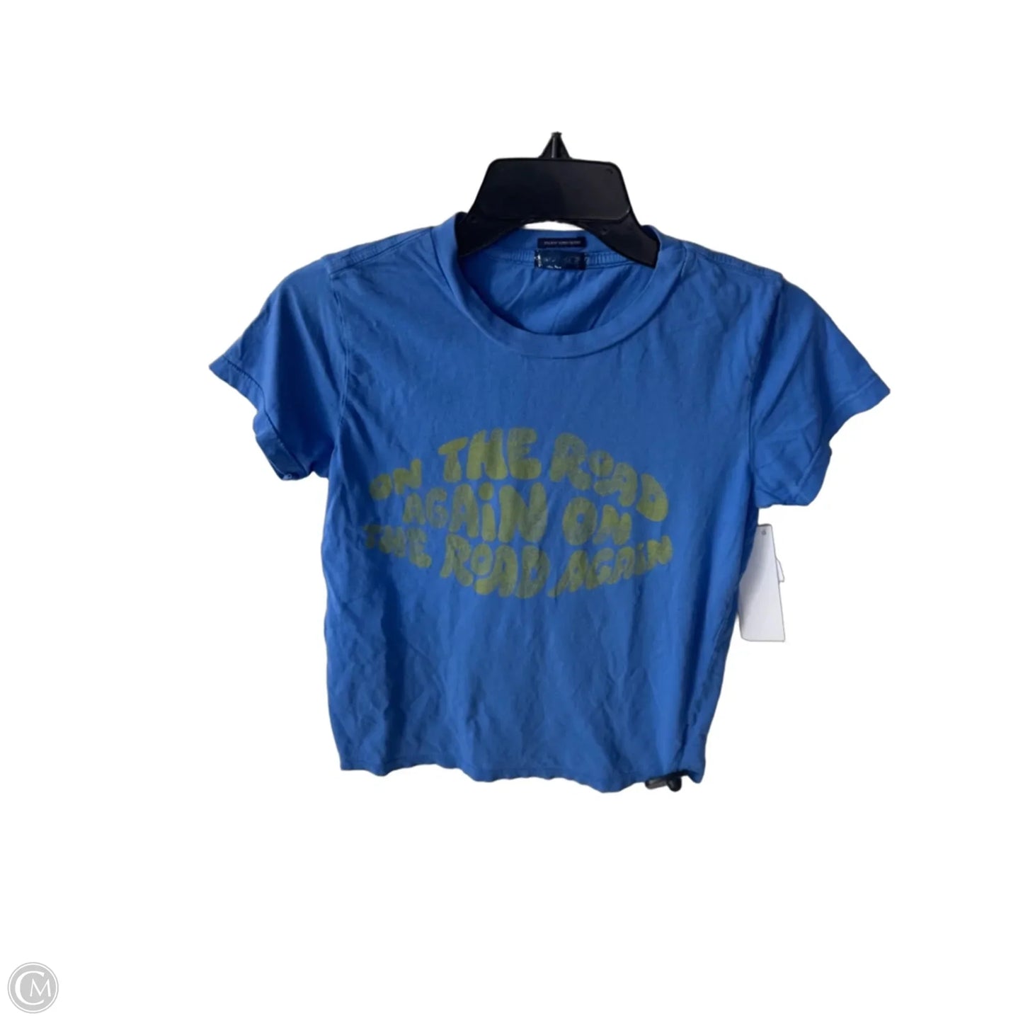 Top Short Sleeve Designer By Mother In Blue, Size: Xs